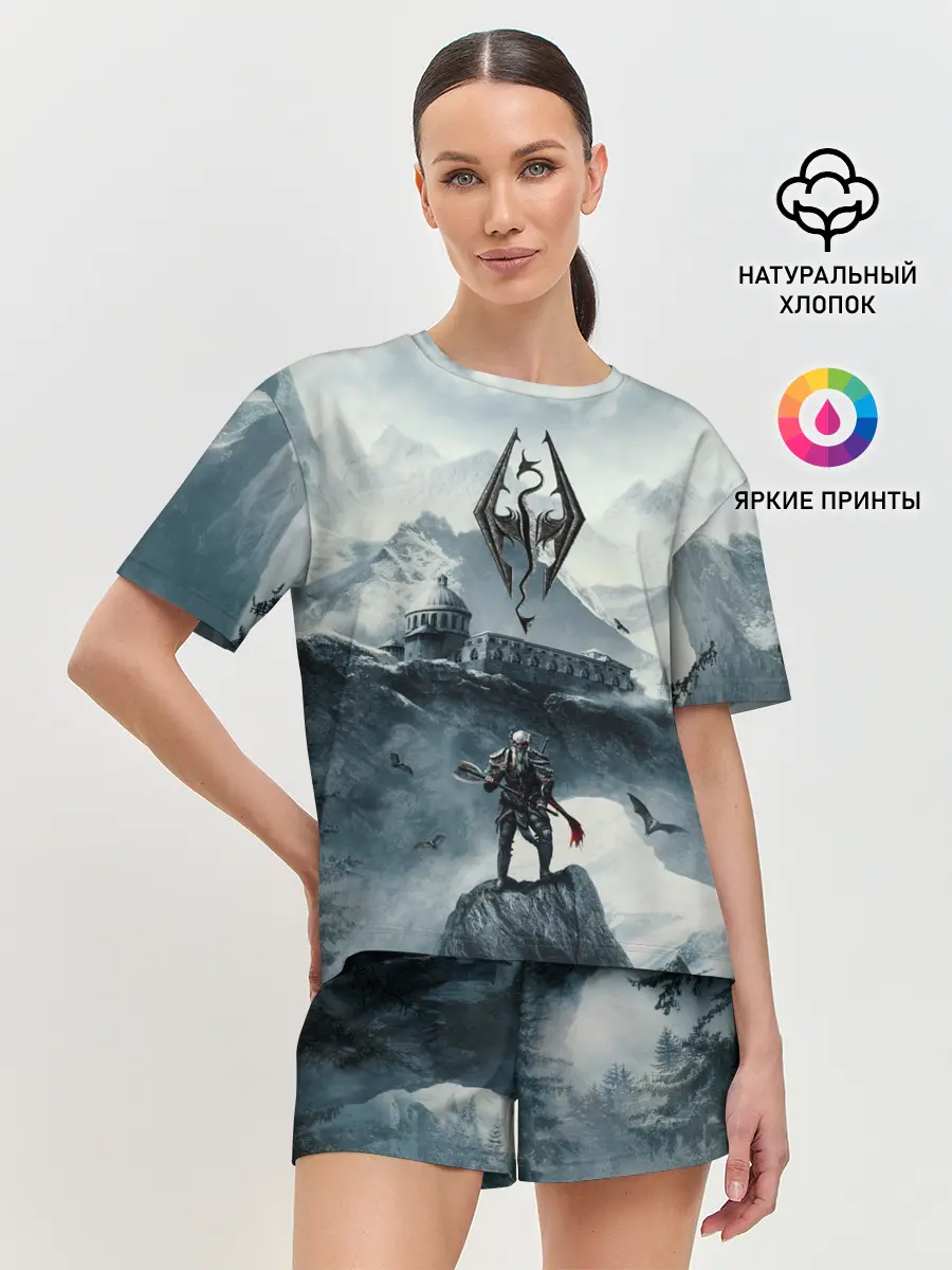 Женская пижама с шортами / Skyrim Warrior