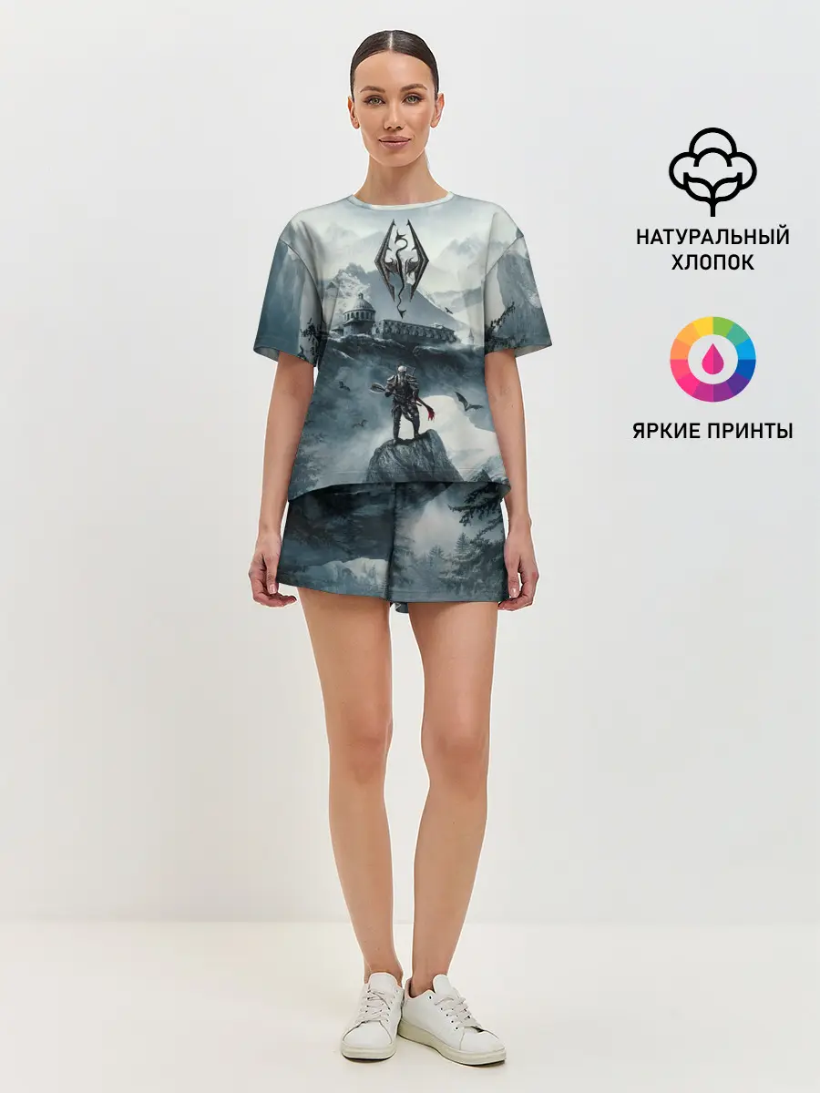 Женская пижама с шортами / Skyrim Warrior