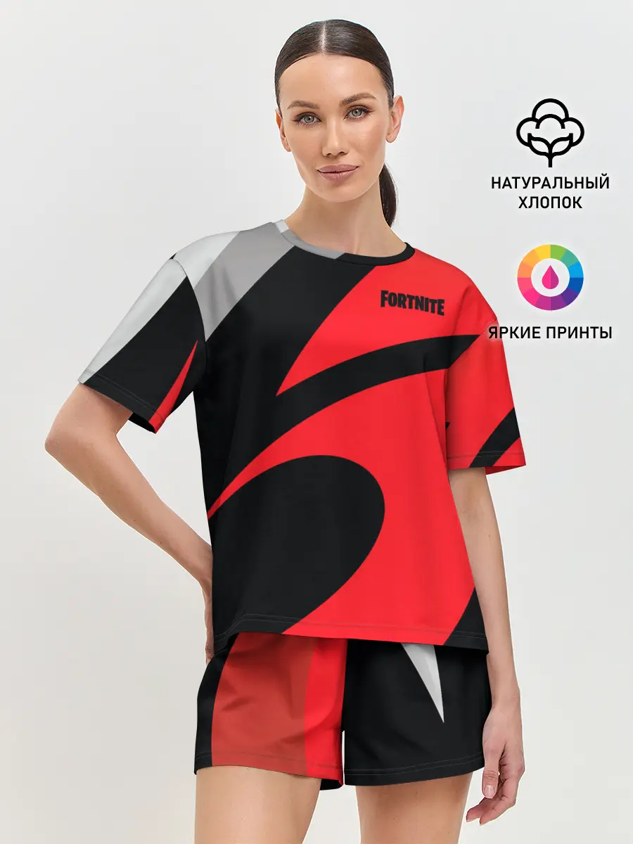 Женская пижама с шортами / Fortnite