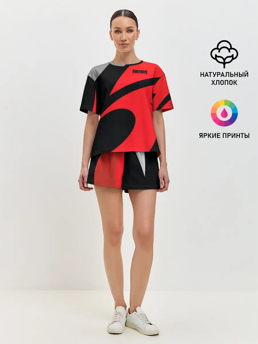 Женская пижама с шортами / Fortnite