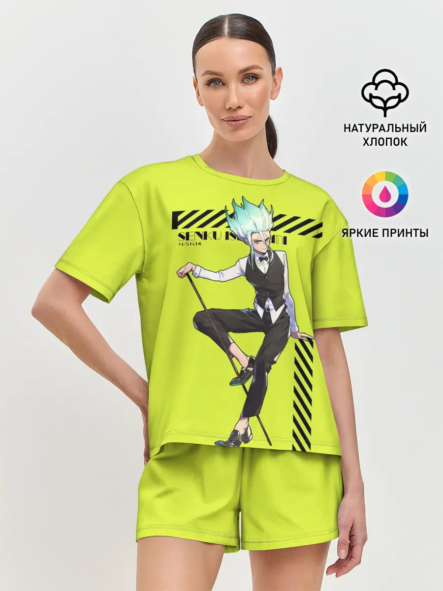 Женская пижама с шортами / Доктор Стоун