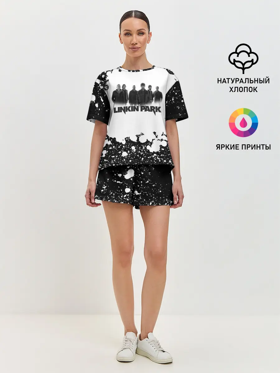 Женская пижама с шортами / LINKIN PARK