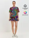 Женская пижама с шортами / Психоделика