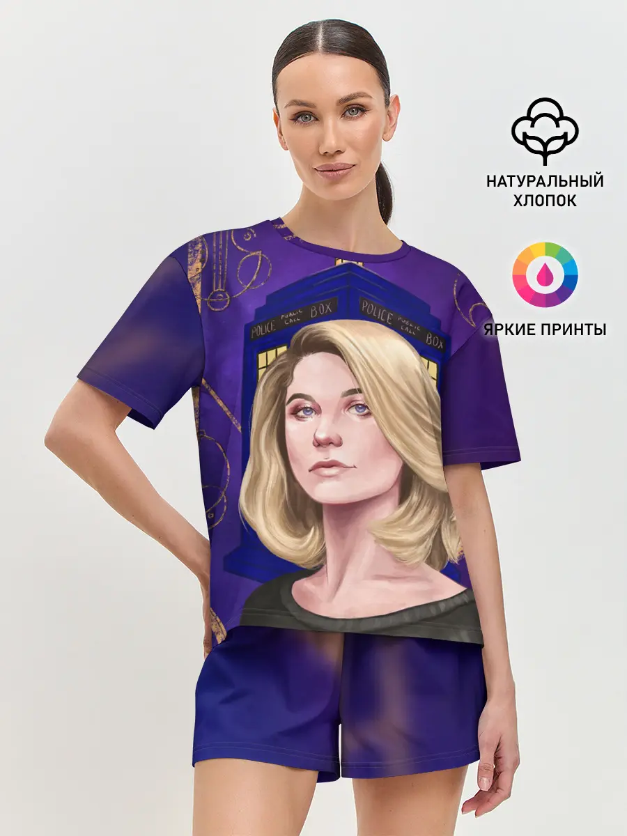 Женская пижама с шортами / ДОКТОР КТО