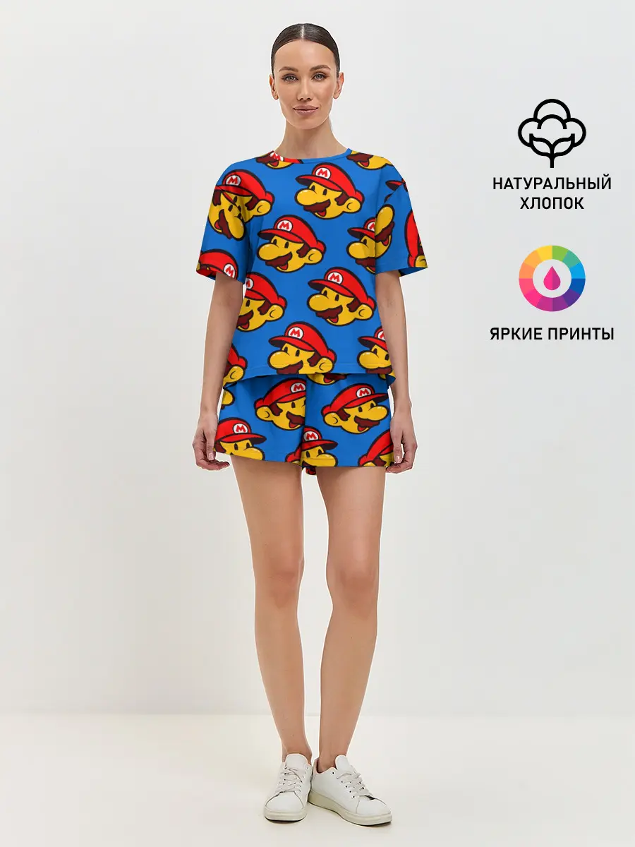 Женская пижама с шортами / Mario