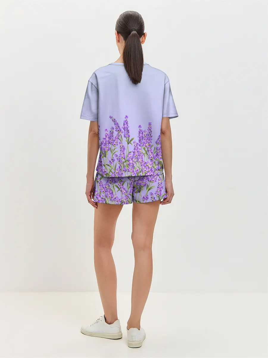 Женская пижама с шортами / Lavander