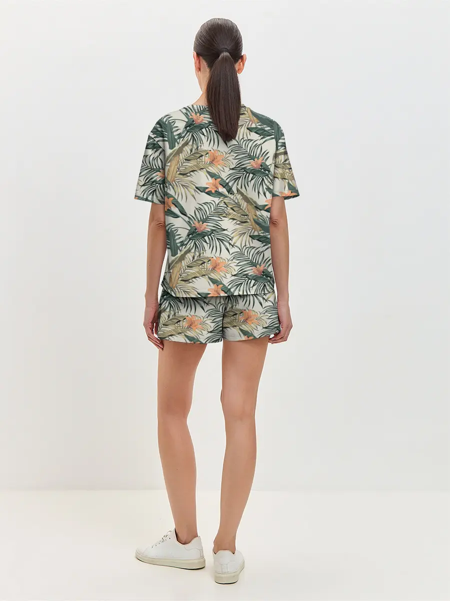 Женская пижама с шортами / Live laugh love