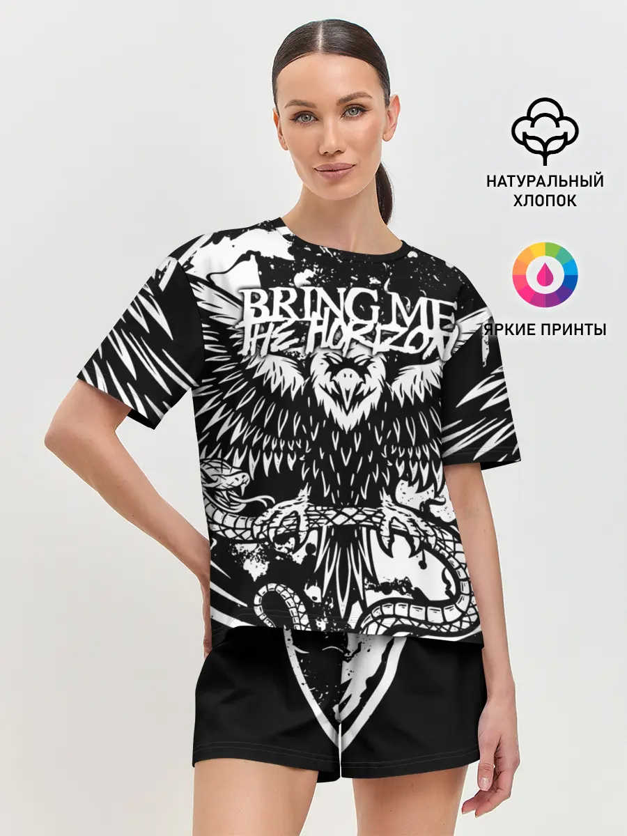 Женская пижама с шортами / Bring Me the Horizon