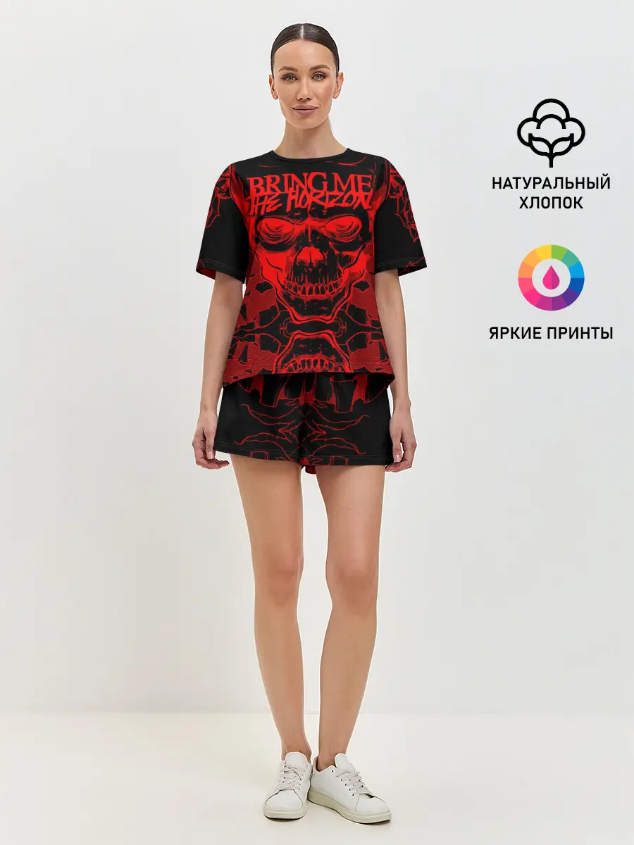 Женская пижама с шортами / Bring Me the Horizon