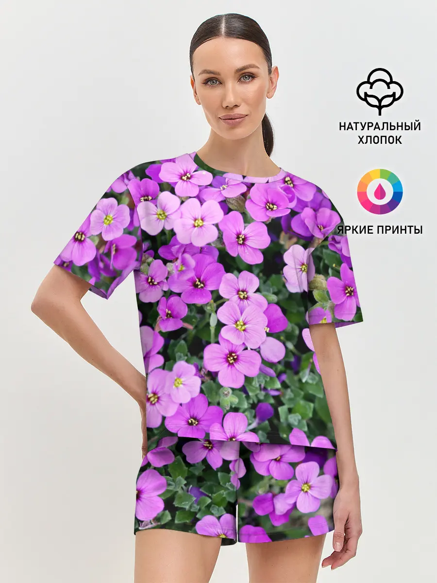 Женская пижама с шортами / Весна