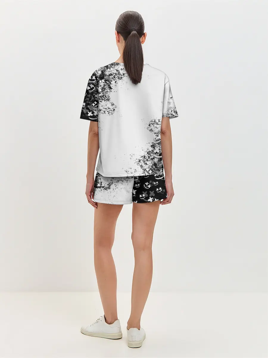 Женская пижама с шортами / Marshmello