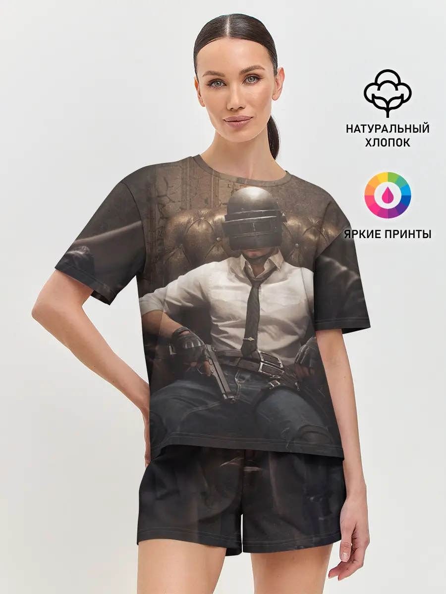 Женская пижама с шортами / PUBG
