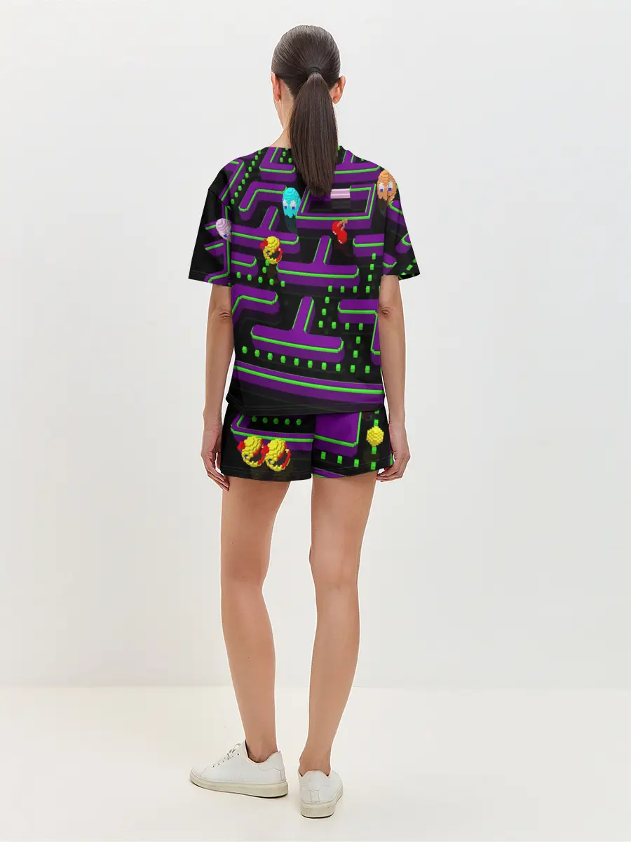 Женская пижама с шортами / PAC-MAN 3D