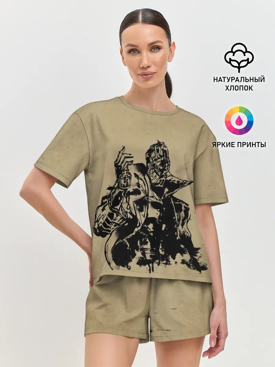 Женская пижама с шортами / Ink Inui