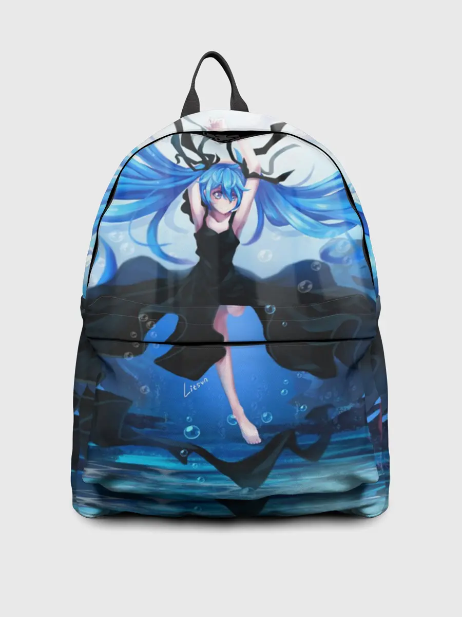 Рюкзак джинсовый / Хацунэ Мику под водой