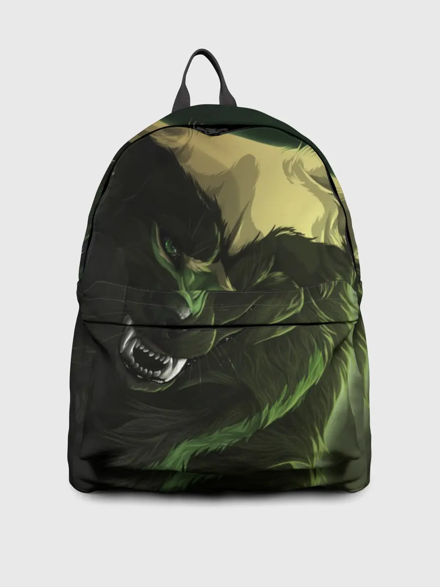 Рюкзак джинсовый / Дикий хищник