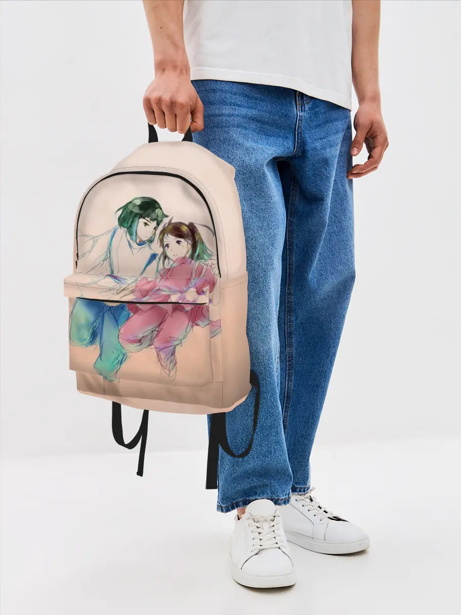 Рюкзак джинсовый / Тихиро и Хаку
