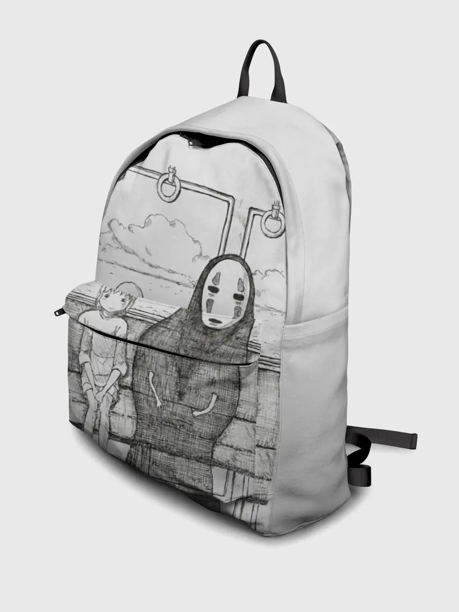 Рюкзак джинсовый / Тихиро и Каонаси