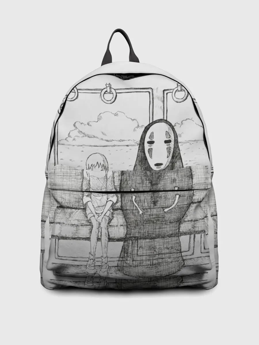 Рюкзак джинсовый / Тихиро и Каонаси