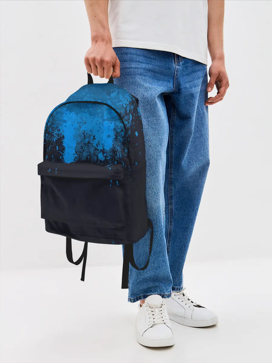 Рюкзак джинсовый / КРОВЬ АНДРОИДА