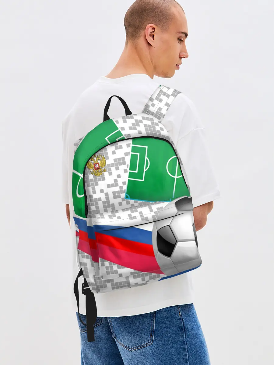 Рюкзак джинсовый / Русский футбол