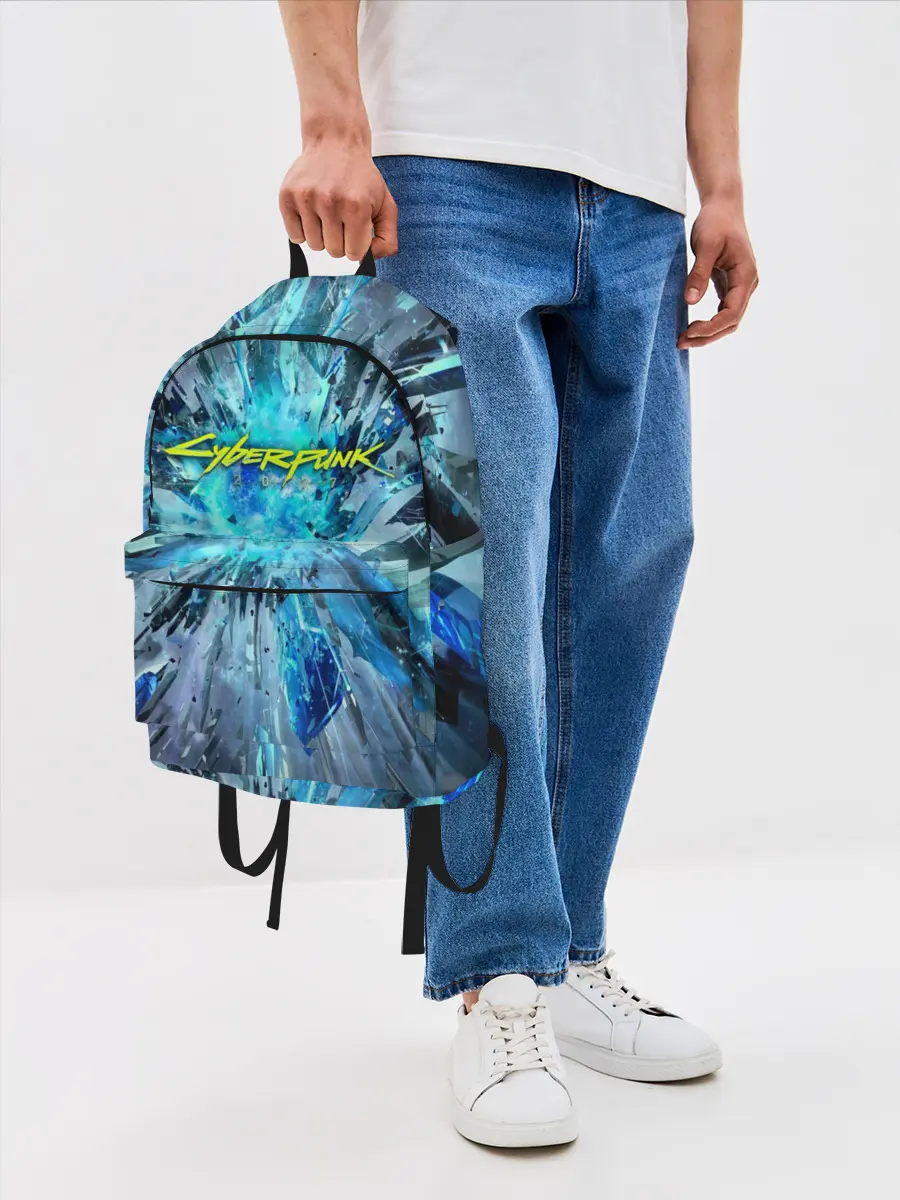 Рюкзак джинсовый / CYBERPUNK 2077