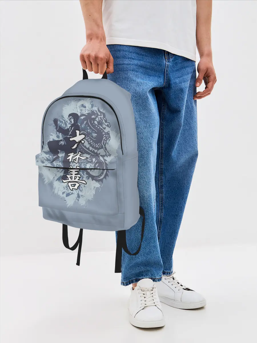 Рюкзак джинсовый / Kung fu