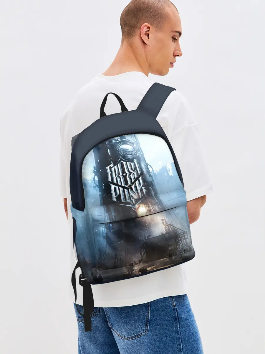 Рюкзак джинсовый / Frost punk