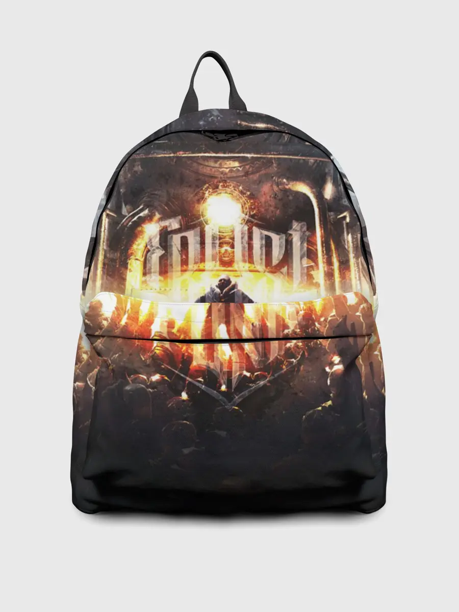 Рюкзак джинсовый / Frostpunk - city