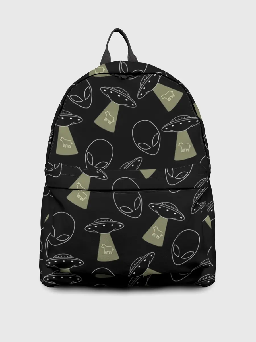 Рюкзак джинсовый / НЛО похищение коров