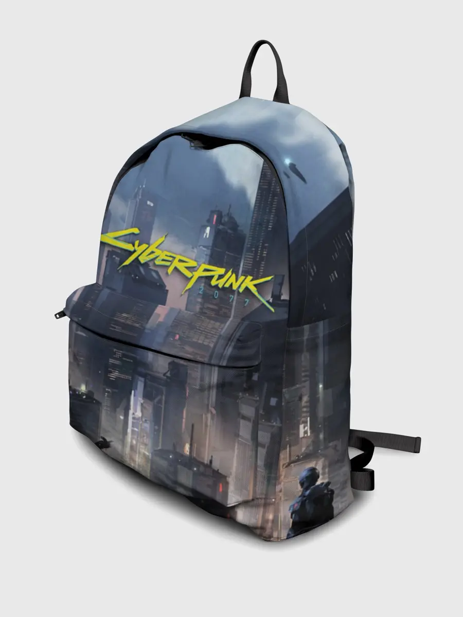 Рюкзак джинсовый / Cyberpunk 2077 city