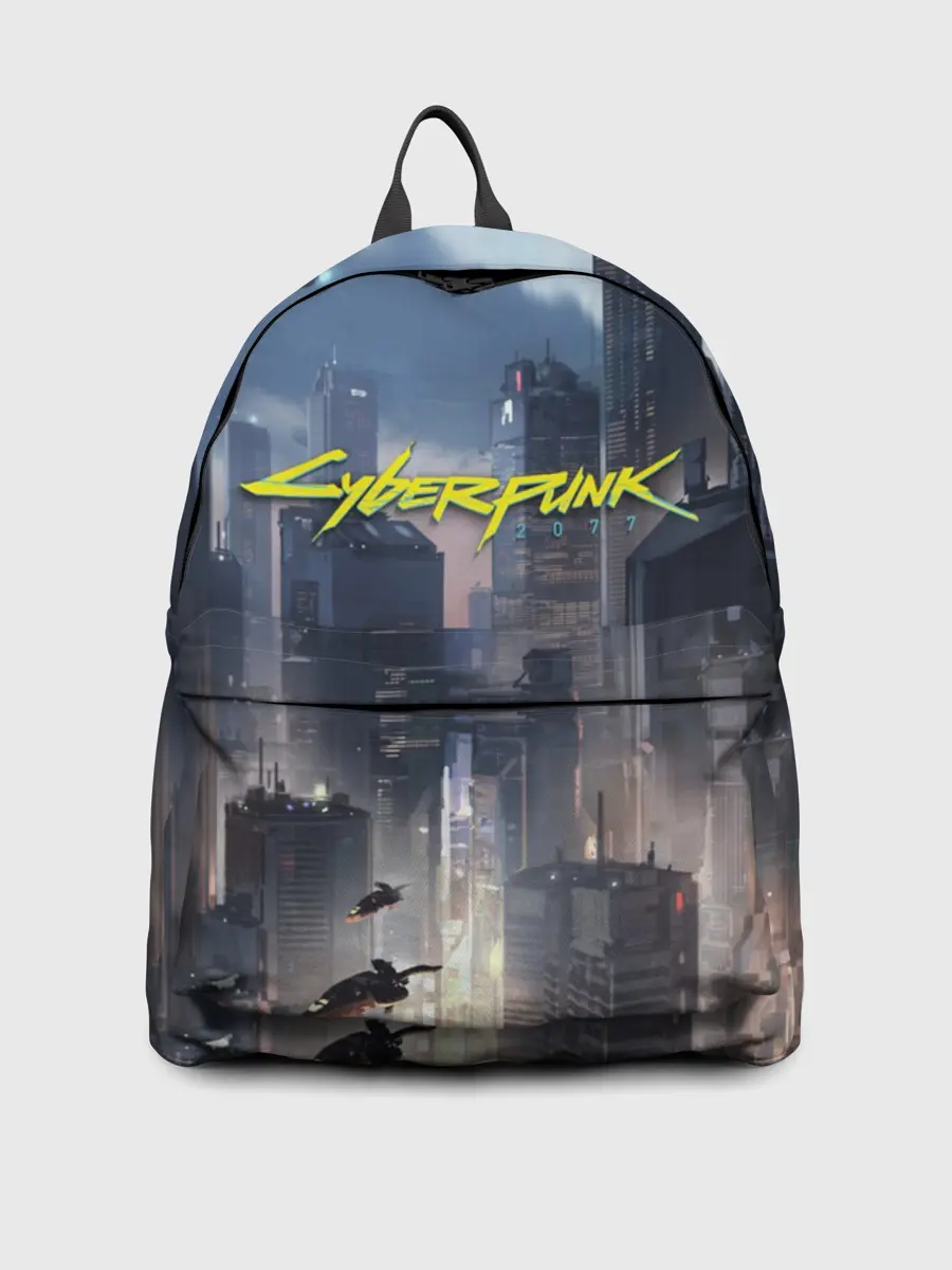 Рюкзак джинсовый / Cyberpunk 2077 city