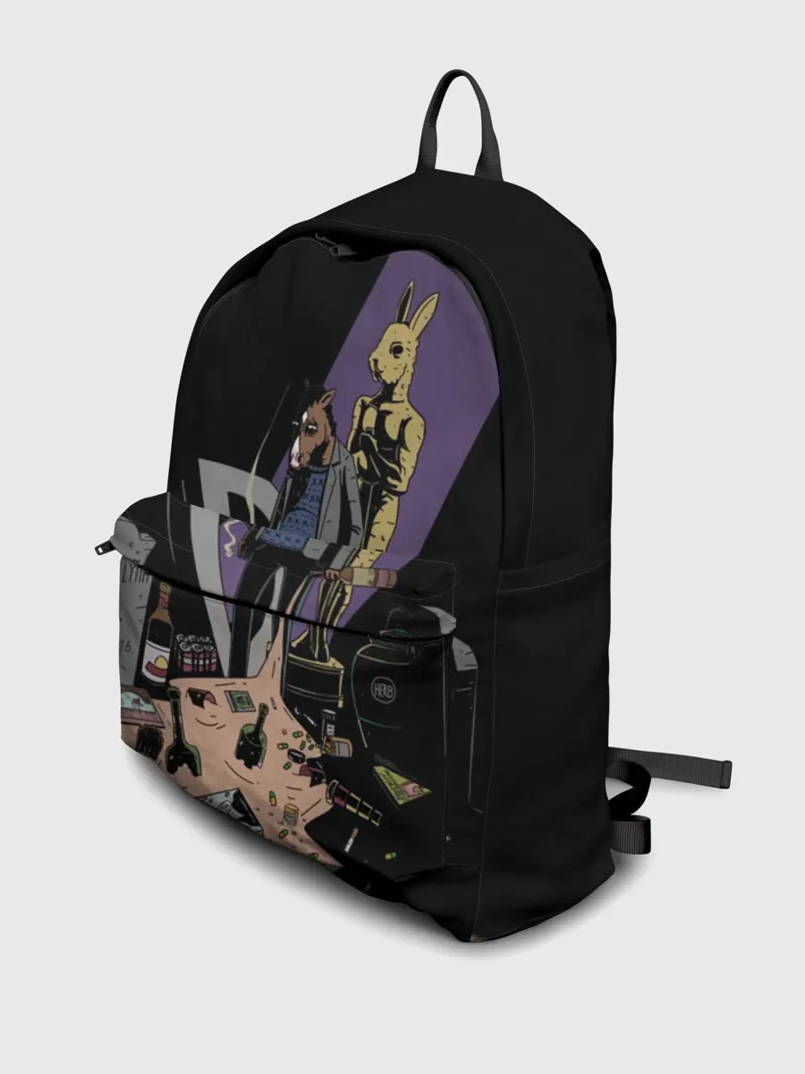 Рюкзак джинсовый / Конь БоДжек #3