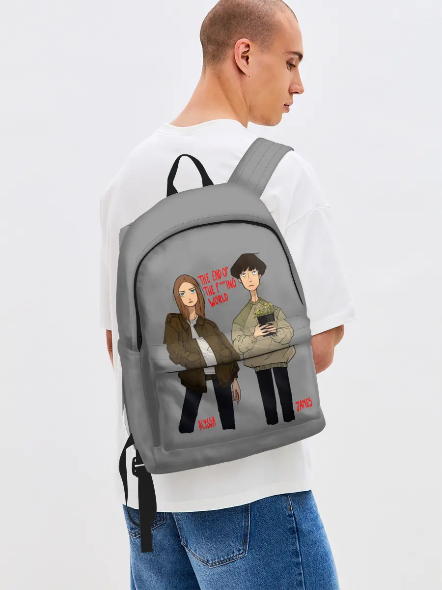 Рюкзак джинсовый / Конец ***го Мира