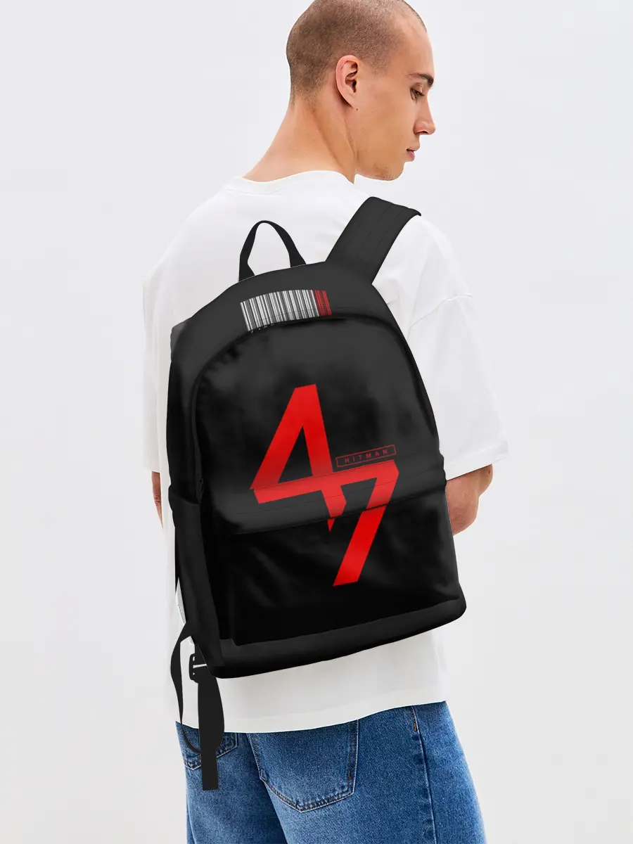 Рюкзак джинсовый / AGENT 47 HITMAN