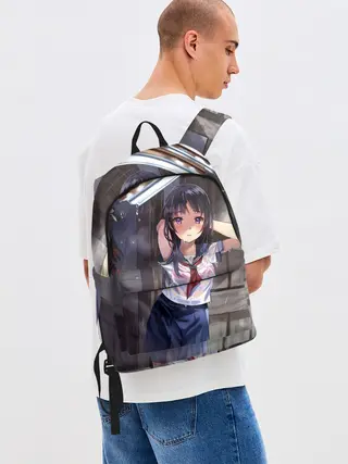 Рюкзак джинсовый / Летний дождь