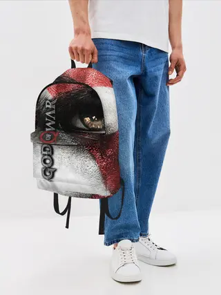 Рюкзак джинсовый / God of War