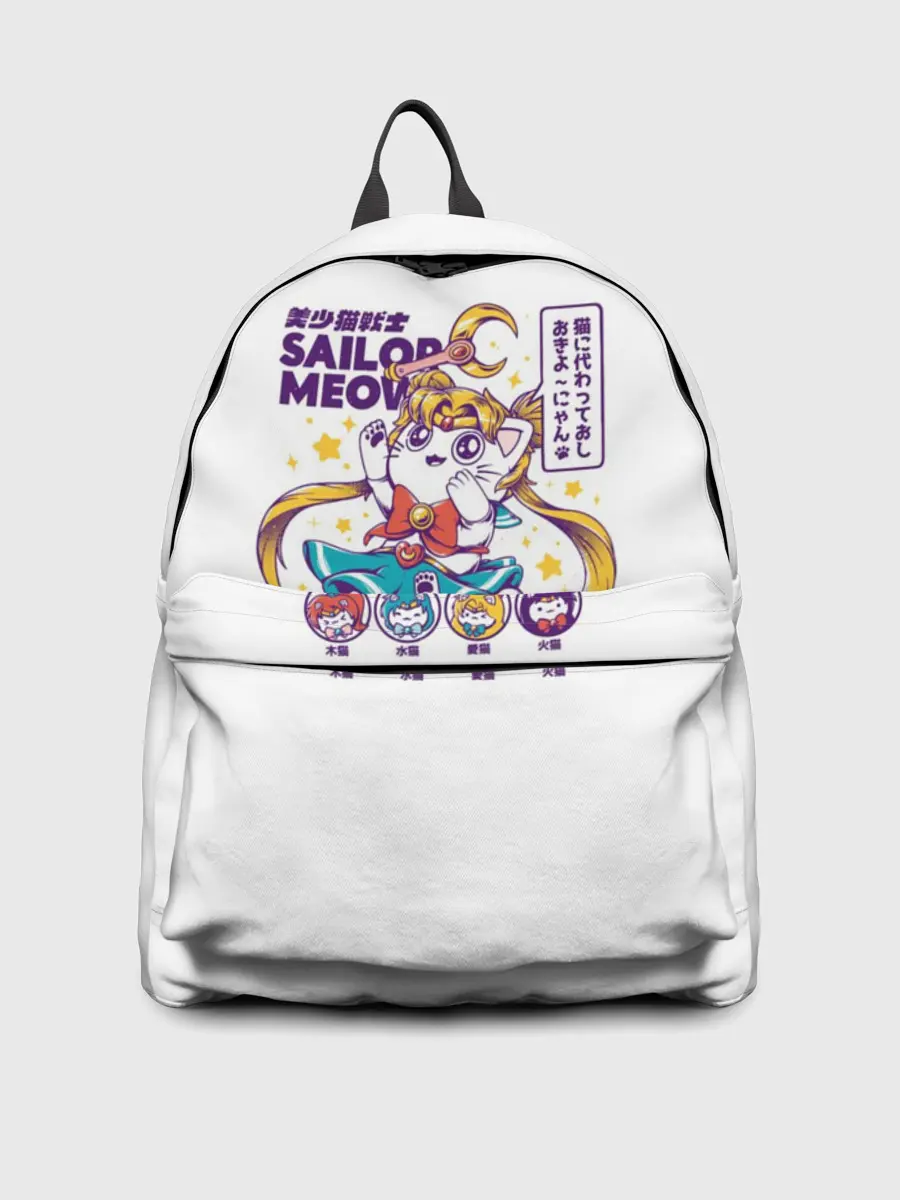 Рюкзак джинсовый / Sailor Meow