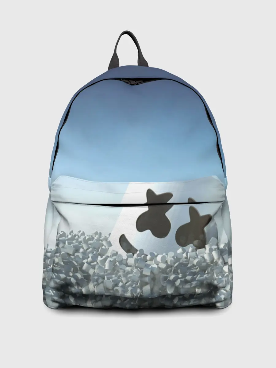 Рюкзак джинсовый / Marshmello