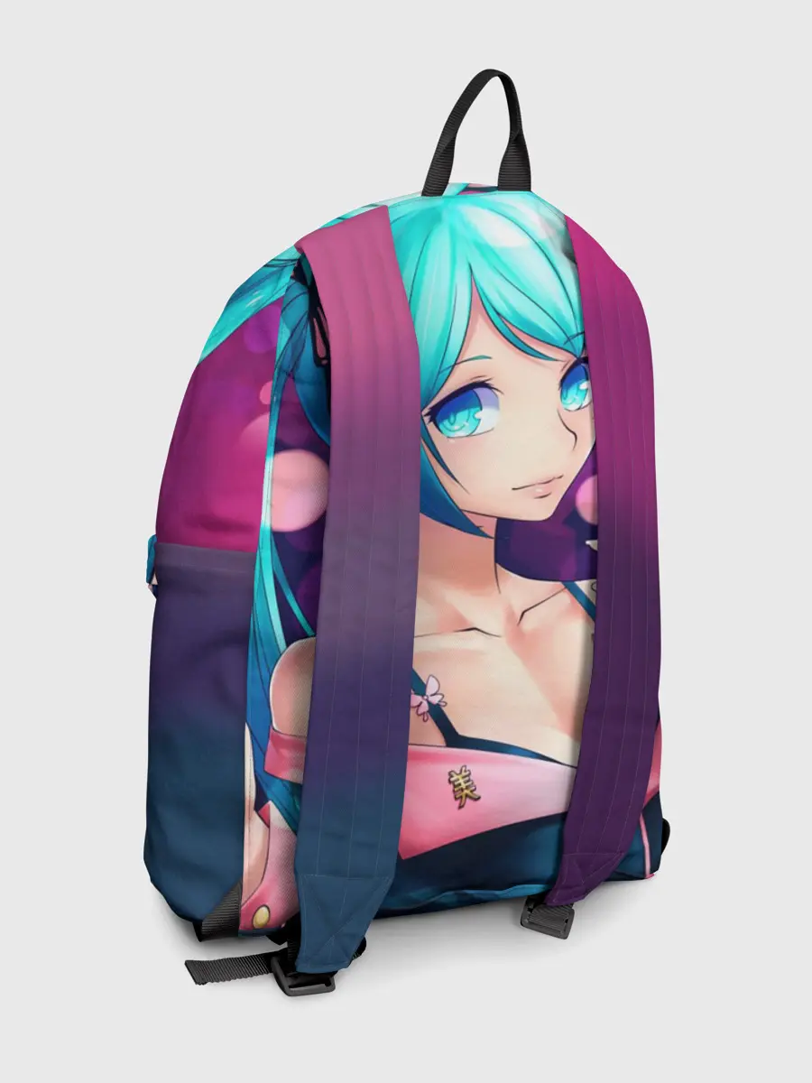 Рюкзак джинсовый / Неотразимая Хатсуне Мику