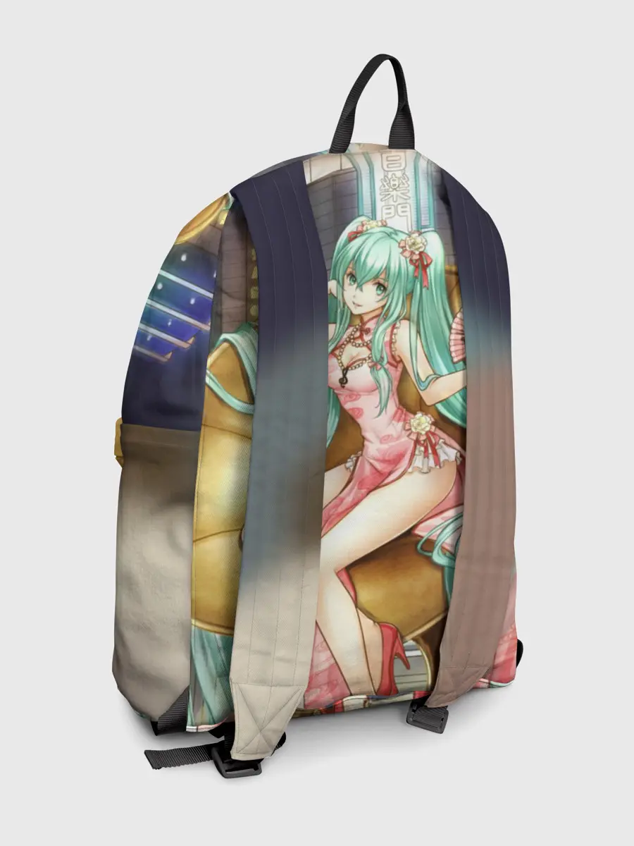 Рюкзак джинсовый / Hatsune Moku на троне
