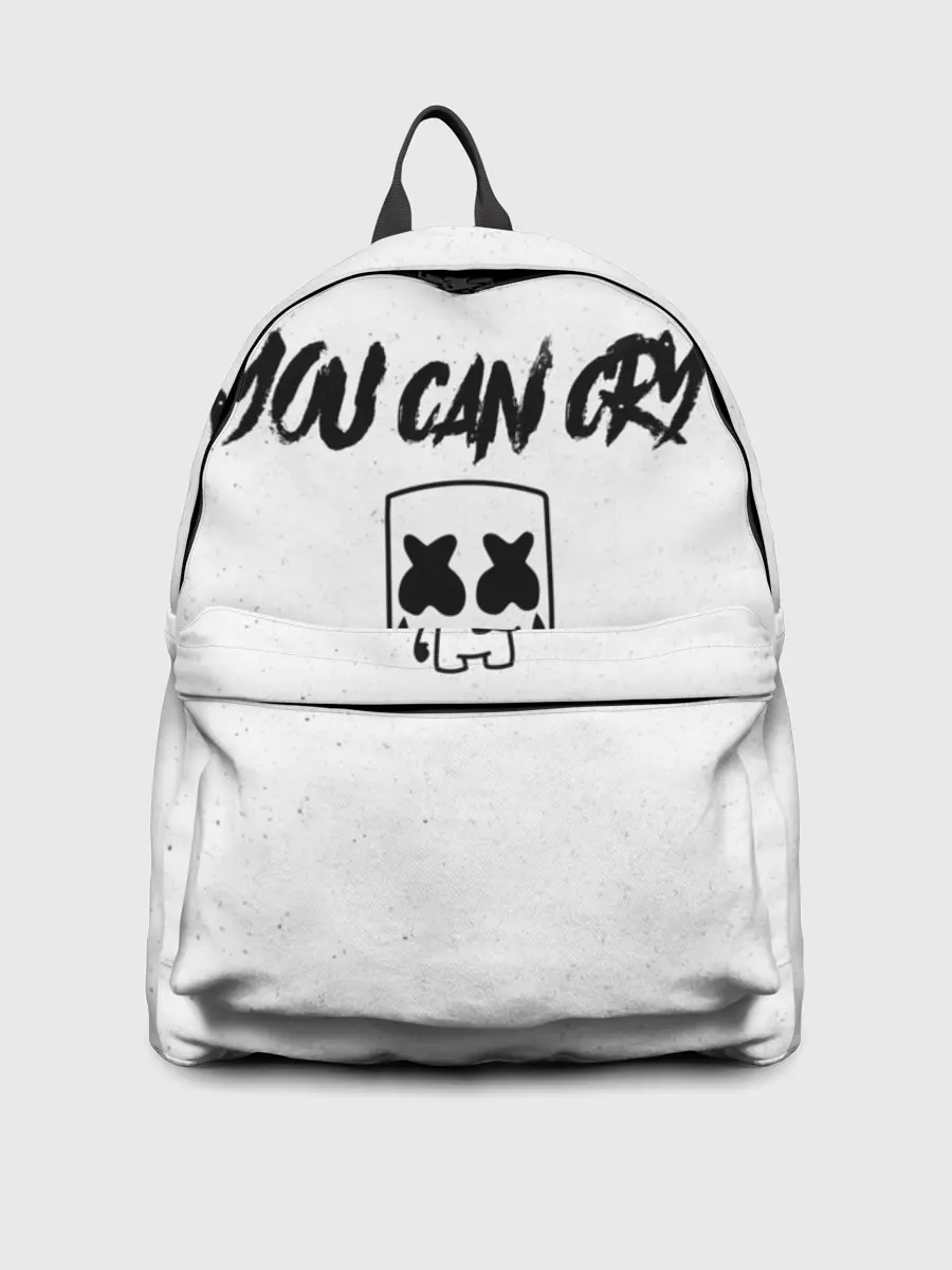 Рюкзак джинсовый / Marshmello. You can cry