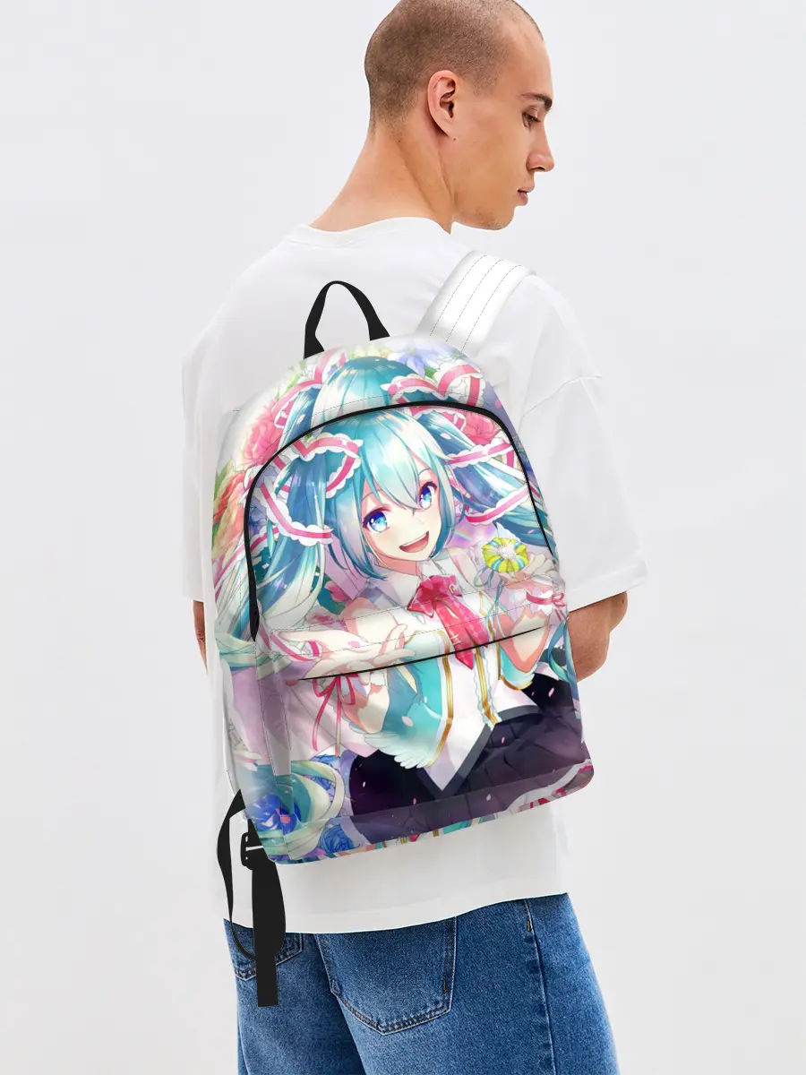 Рюкзак джинсовый / Благородная Хатсуне Мику