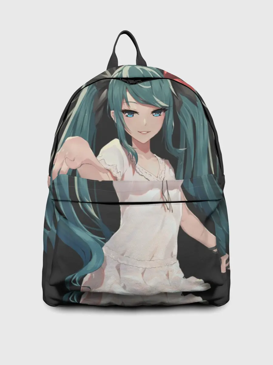 Рюкзак джинсовый / Хацуне Мику с протянутой рукой