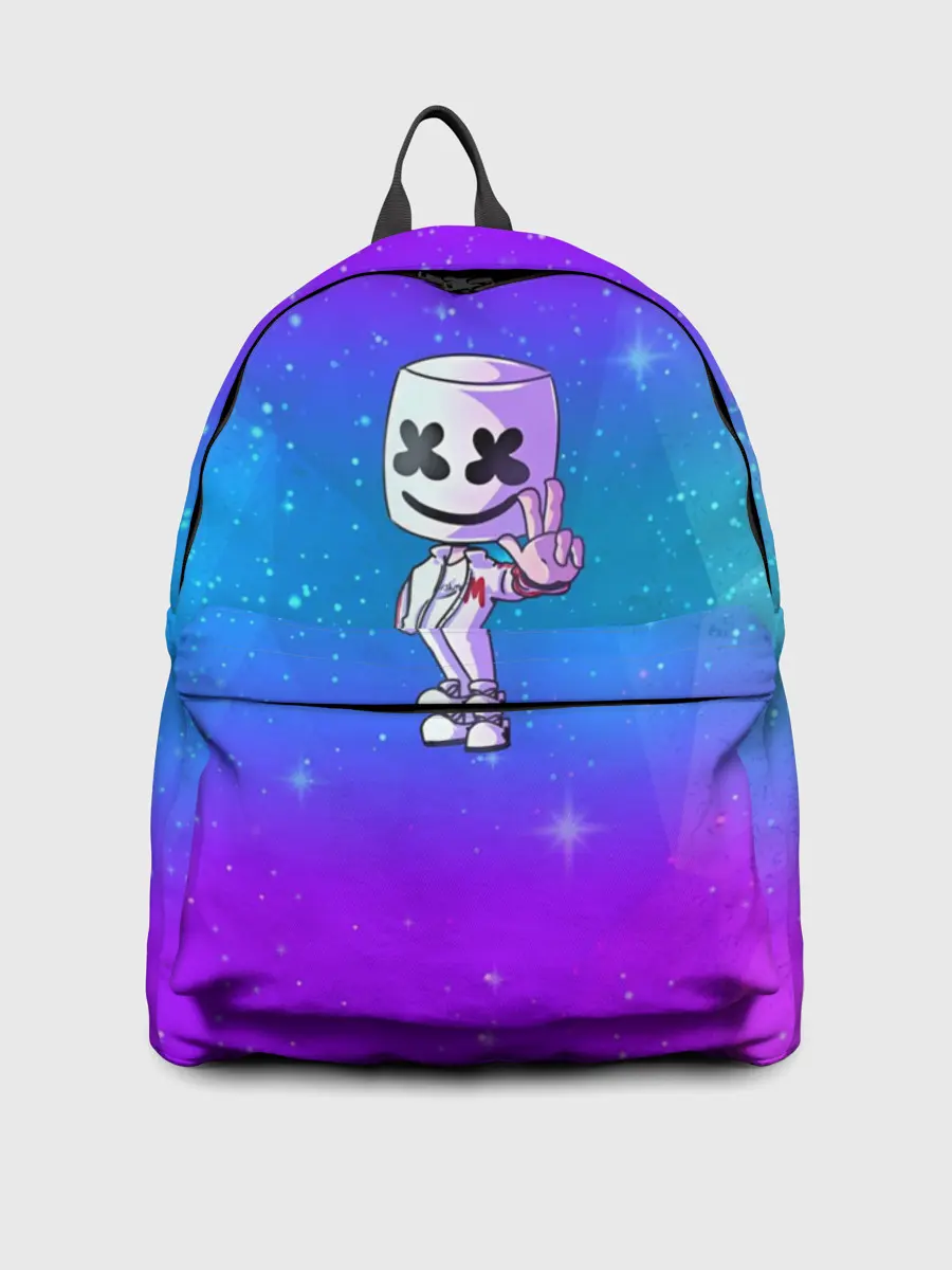 Рюкзак джинсовый / Marshmello