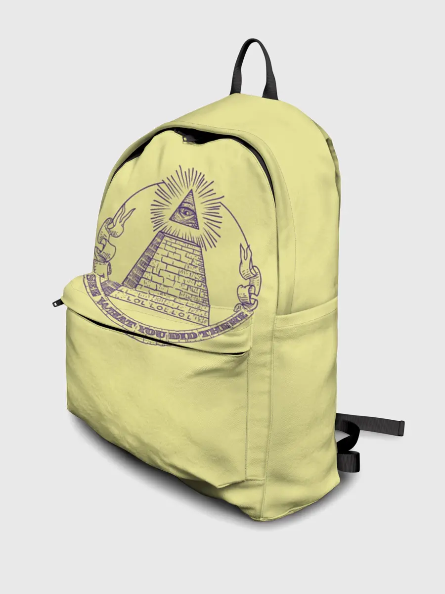 Рюкзак джинсовый / Всевидящее око