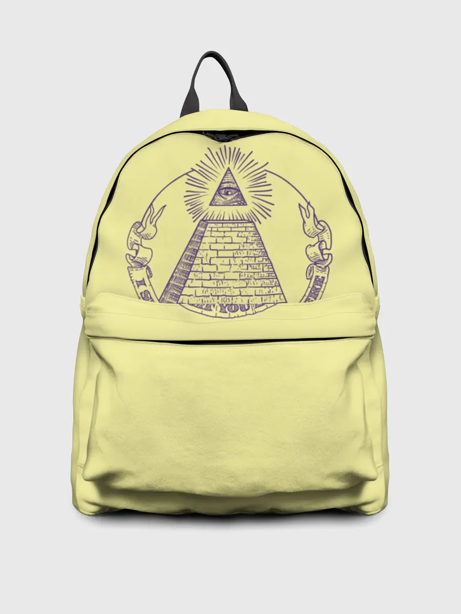 Рюкзак джинсовый / Всевидящее око