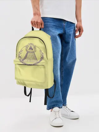 Рюкзак джинсовый / Всевидящее око