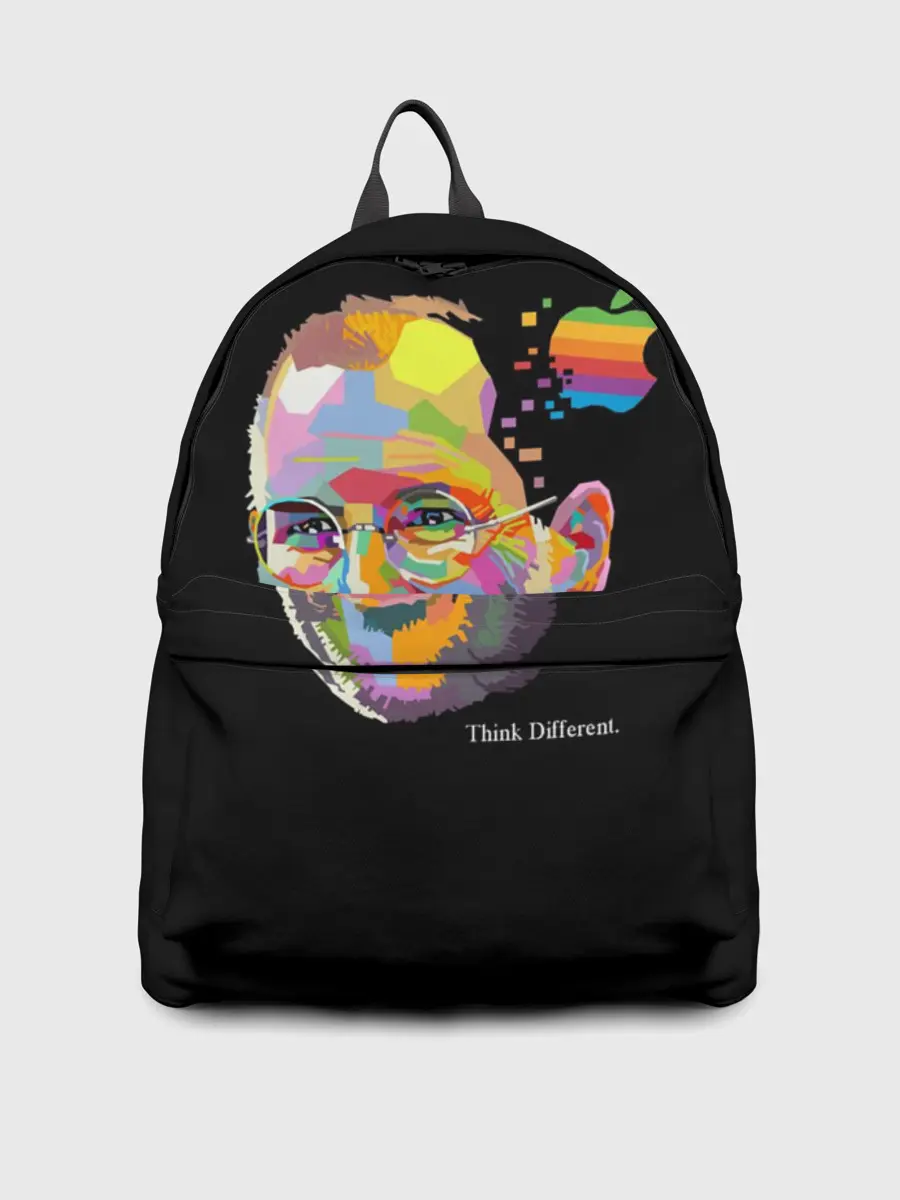 Рюкзак джинсовый / Стив Джобс / Think Different
