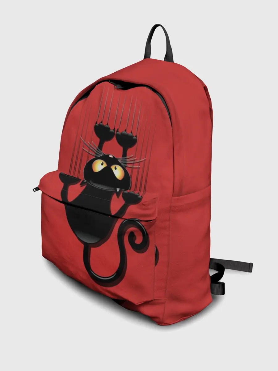 Рюкзак джинсовый / Черный Кот